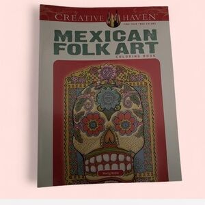 Mexican Folk Art Coloring Book - Multicolor
